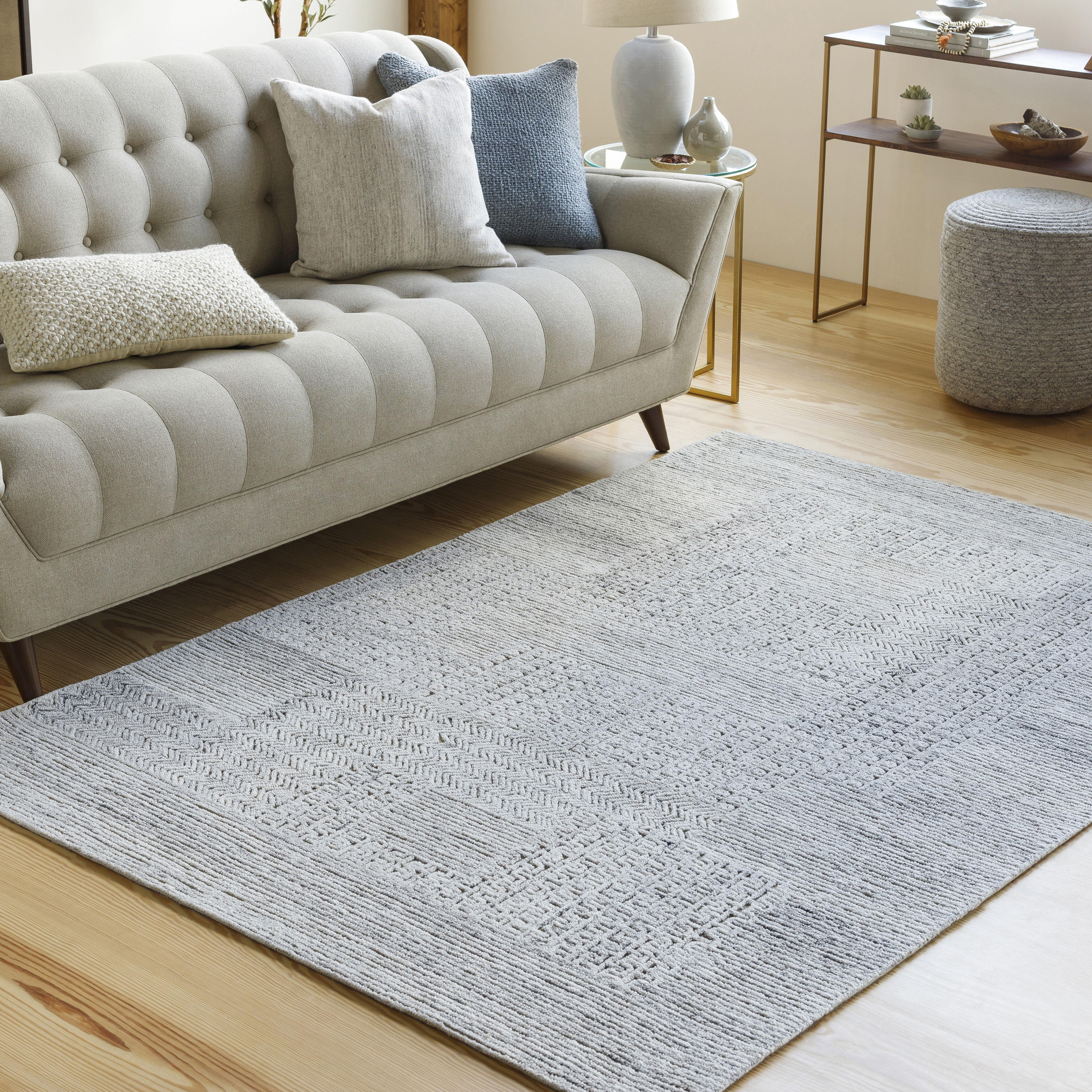 Rosario 36 X 24 inch Charcoal Rug in 2 x 3, Rectangle