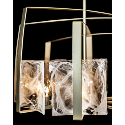 Arc 8 Light 34.4 inch Modern Brass Dining Pendant Ceiling Light