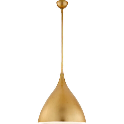 AERIN Agnes 1 Light 18 inch Gild Pendant Ceiling Light, Medium