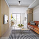 Summer Jazz 1 Light 7 inch Matte Black Semi Flush Mount Ceiling Light