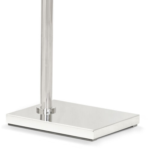 Noble 57.5 inch 40.00 watt Polished Nickel Floor Lamp Portable Light, Task Reading Lamp