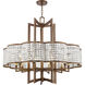 Grammercy 10 Light 34 inch Hand Painted Palacial Bronze Chandelier Ceiling Light
