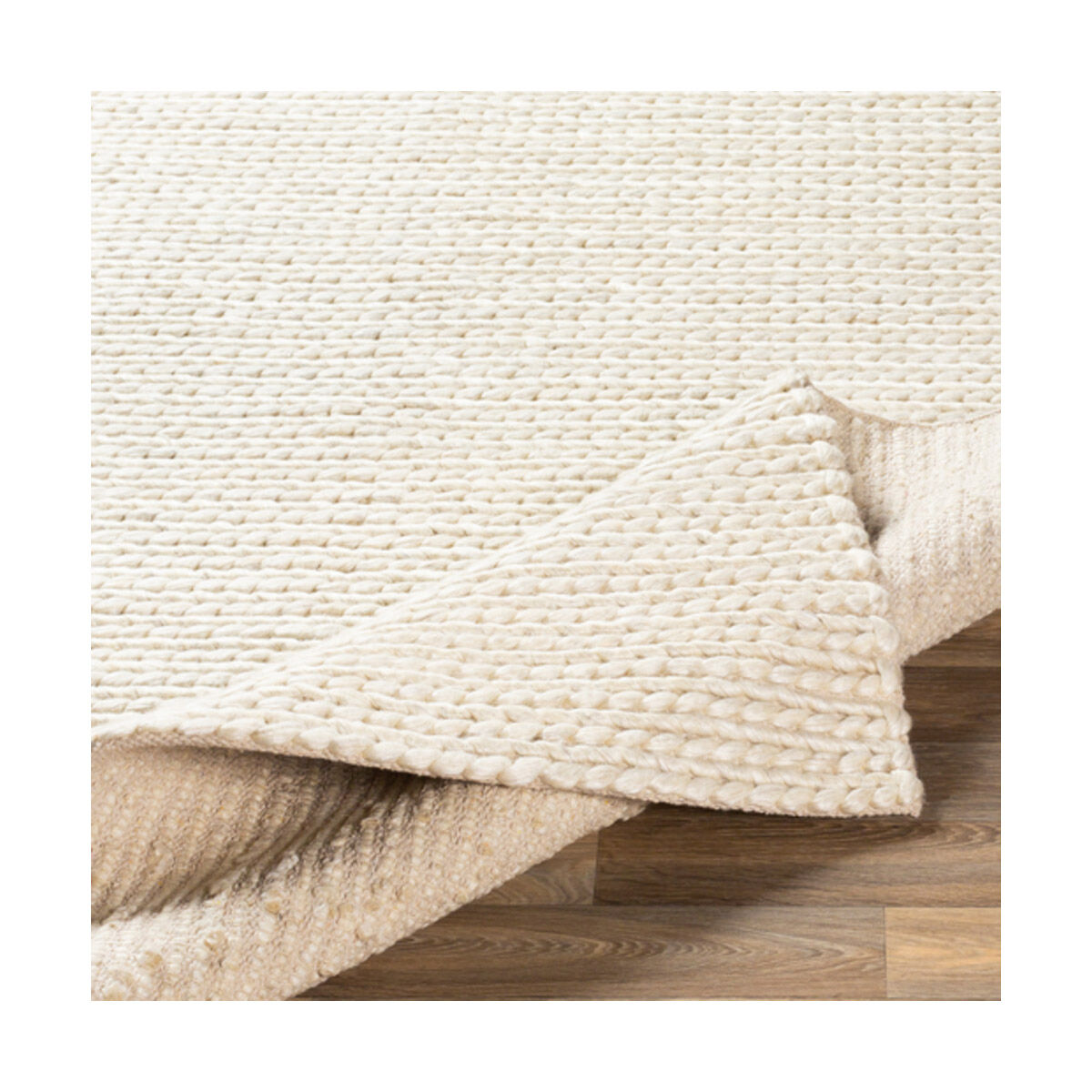 Ozark 90 X 60 inch Ivory Rug in 5 x 8, Rectangle