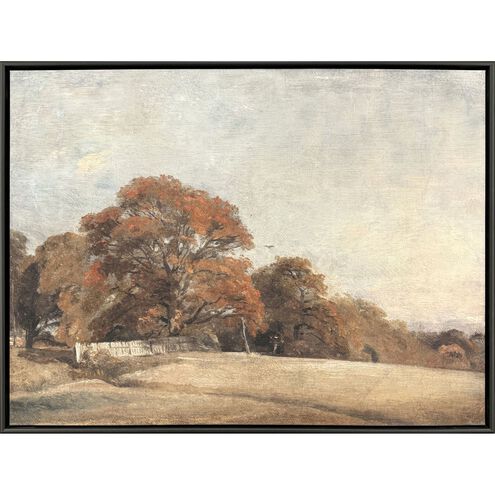 Autumnal Brown and Gray and Multi and Rust Canvas