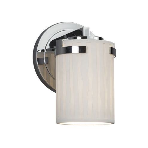 Limoges Wall Sconce Wall Light in Polished Chrome, Waterfall, Incandescent