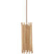 Teahouse 1 Light 6 inch Natural Rattan Pendant Ceiling Light