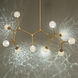 Catalyst LED 51 inch Aged Brass Chandelier Ceiling Light in 51in.