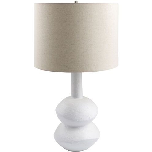 Mauna 27 inch 150 watt White Accent Table Lamp Portable Light
