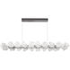 Blossom LED Graphite Linear Pendant Ceiling Light in 2700K LED