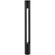 Atlantis 12v 4.00 watt Satin Black Landscape Path Bollard, Round