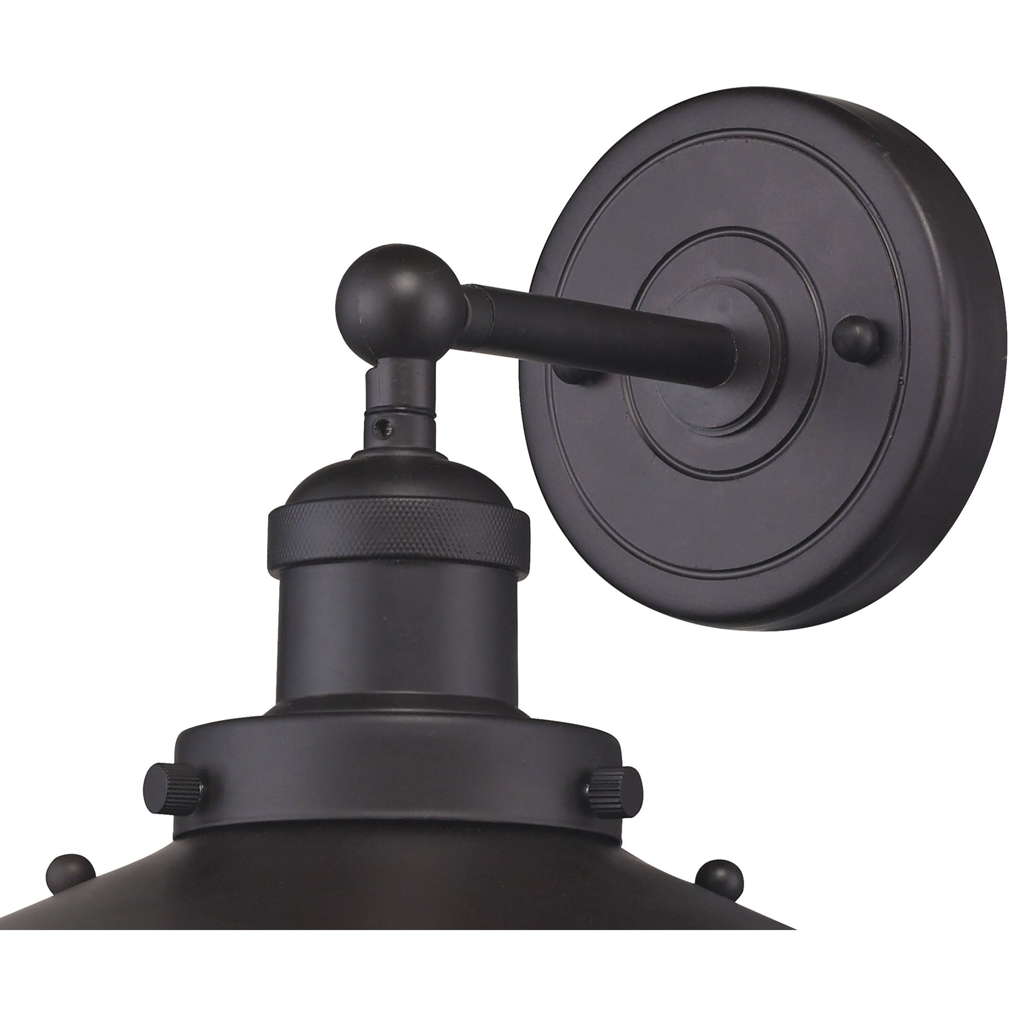Seaport Sconce Wall Light in Oil Rubbed Bronze