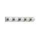 Center Stage 5 Light 30 inch Brushed Stainless Bath Vanity Wall Sconce Wall Light