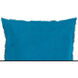 Eyelash 18 inch Bright Blue, Light Gray Pillow Kit