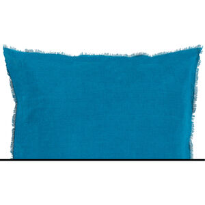 Eyelash 18 inch Bright Blue, Light Gray Pillow Kit