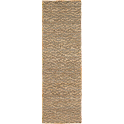 Sparrow 36 X 24 inch Camel, Dark Green, Denim Rug