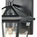Main Street 1 Light 10 inch Black Outdoor Wall Sconce