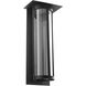 Abram 1 Light 24 inch Textured Black Outdoor Wall Lantern