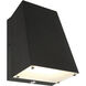 Edge EM 5.5 inch Black ADA Wall Sconce Wall Light