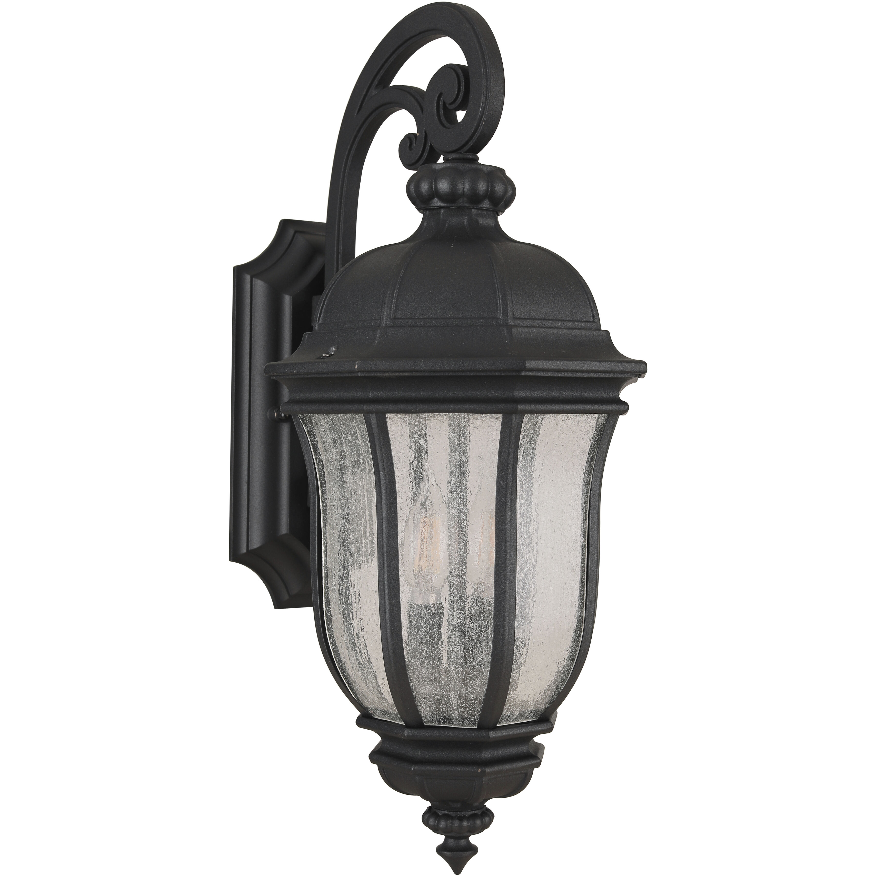 Harper 2 Light 20.63 inch Textured Black Outdoor Wall Lantern