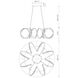 Synergy LED 34.25 inch Antique Brass Chandelier Ceiling Light