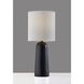 Callie 26 inch 100.00 watt Black Ceramic Table Lamp Portable Light
