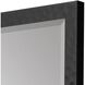 Mirror Collection 30 X 24 inch Black Wall Mirror