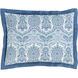 Griffin 26 X 20 inch Denim, White Standard Sham