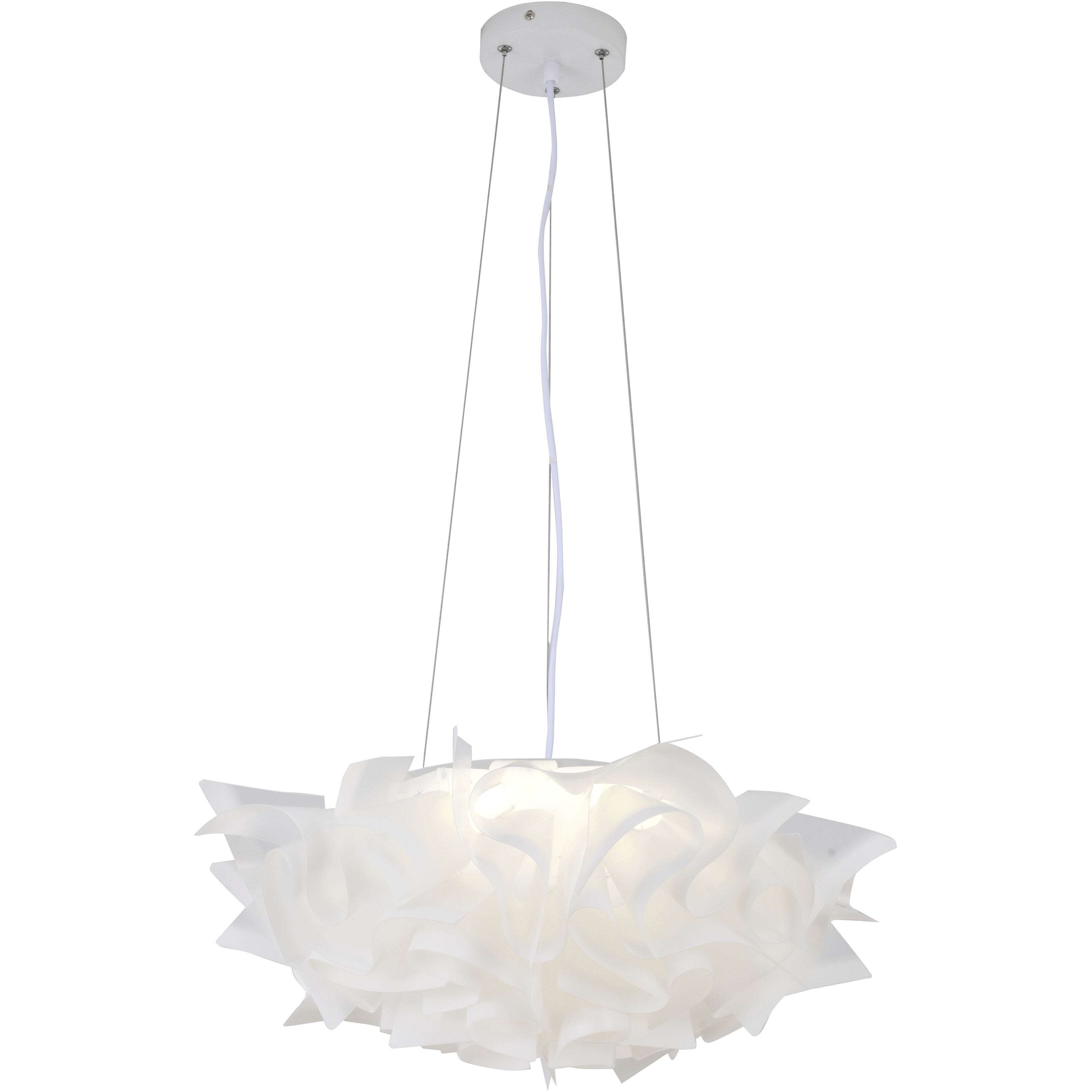 Canada LED 20.8 inch White Chandelier Ceiling Light