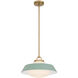 Xander 1 Light 16 inch Vibrant Gold Pendant Ceiling Light