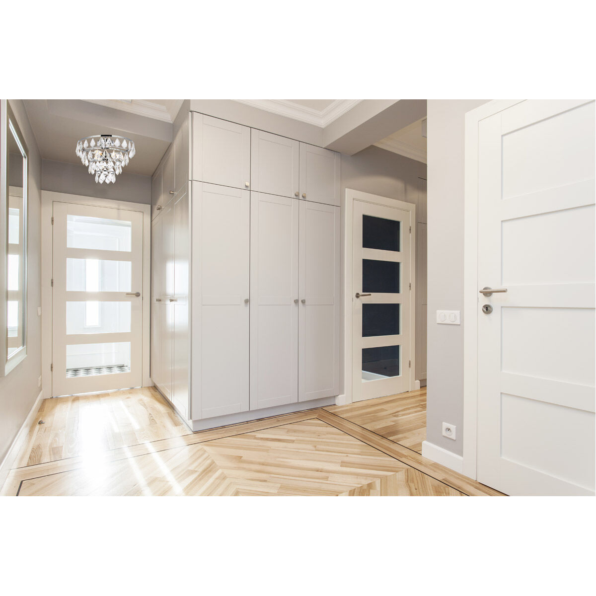 Ella 3 Light 14 inch Chrome Flush Mount Ceiling Light