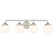 Cornwell 4 Light 32 inch Brushed Nickel Bath Vanity Wall Light