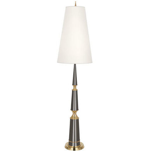 Jonathan Adler Versailles 68 inch 150 watt Ash Lacquer with Modern Brass Floor Lamp Portable Light in Fondine