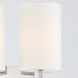 Veronica Bath Wall Light in Polished Nickel