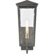 Marquis 1 Light 23 inch Matte Black and Chemical OZ Outdoor Wall Sconce
