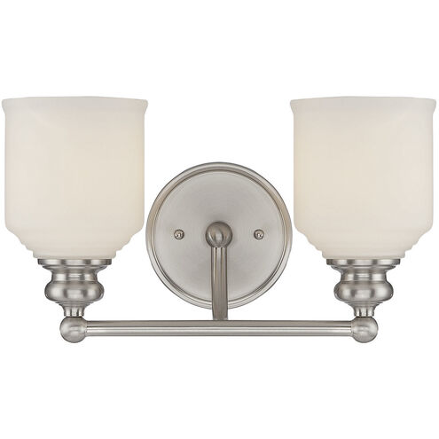 Melrose 2 Light 14.00 inch Bathroom Vanity Light