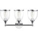 Ashridge 3 Light 24 inch Polished Chrome Vanity Wall Sconce Wall Light
