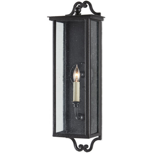 Giatti 1 Light 23.75 inch Midnight Outdoor Wall Sconce, Small