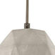 Urban Form 1 Light 5 inch Gray with Black Nickel Mini Pendant Ceiling Light