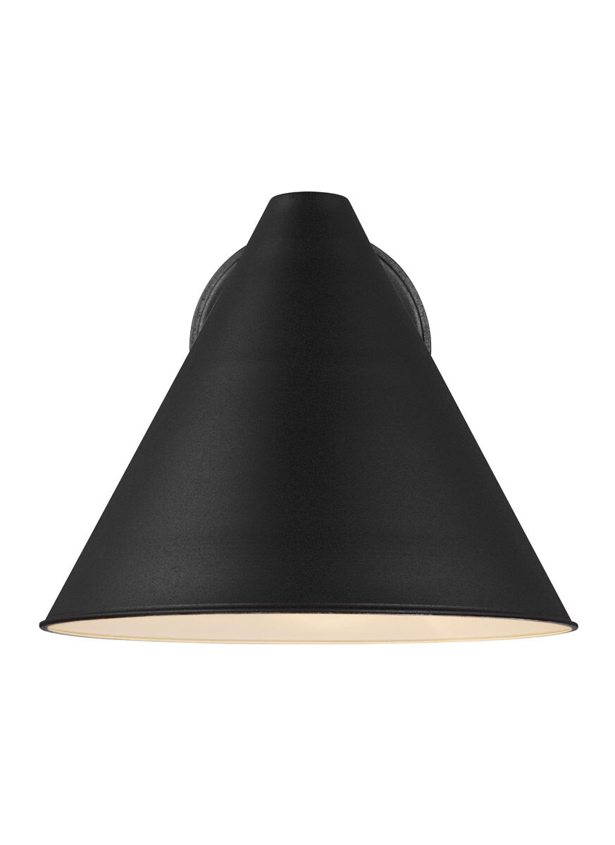 Crittenden 1 Light 8.5 inch Black Outdoor Wall Lantern, Medium