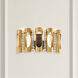 Twilight 2 Light 6 inch Heirloom Gold Wall Sconce Wall Light in Optic