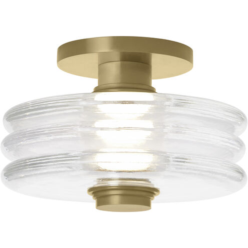 Kelly Wearstler Laurel 1 Light 8 inch Natural Brass Flush Mount Ceiling Light