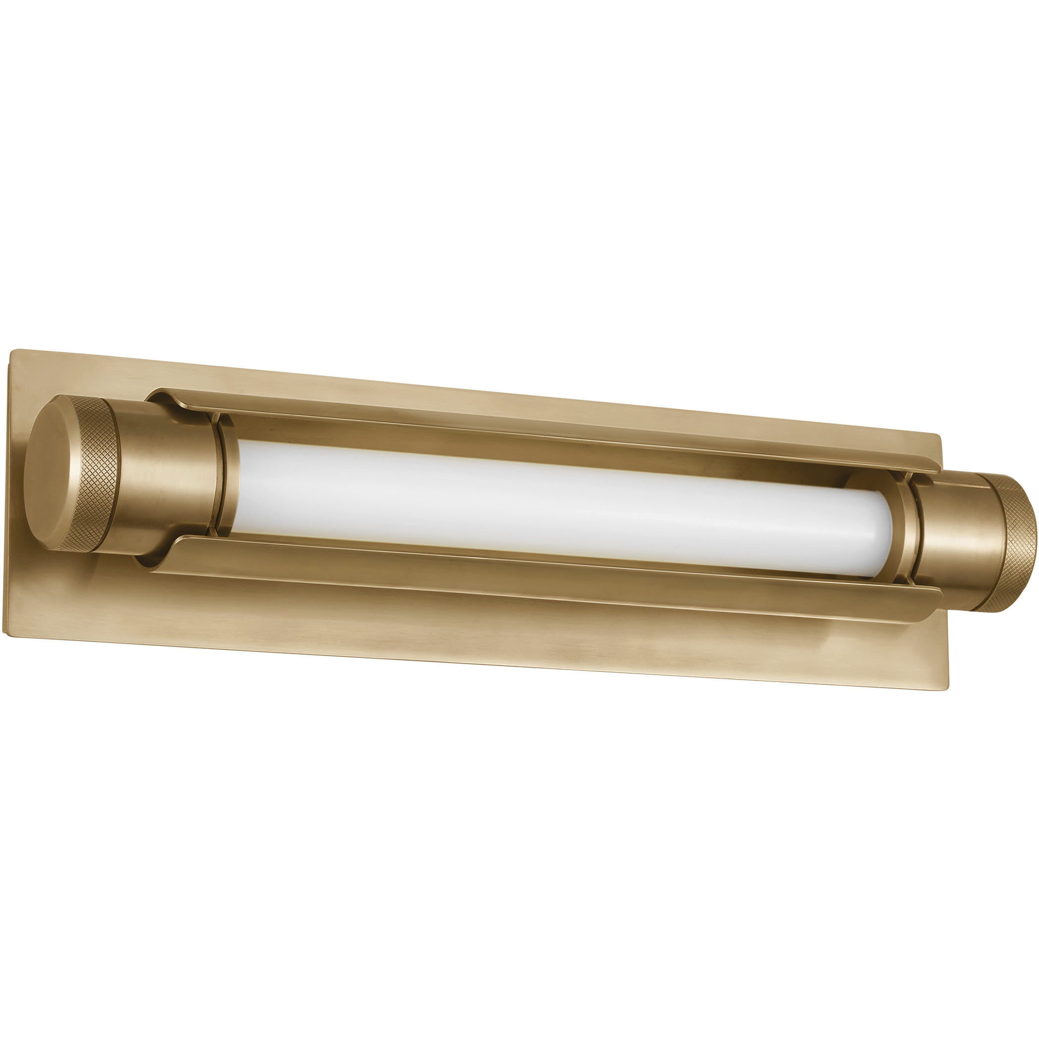 Avroko Capa LED 18 inch Hand Rubbed Antique Brass Vanity Light Wall Light