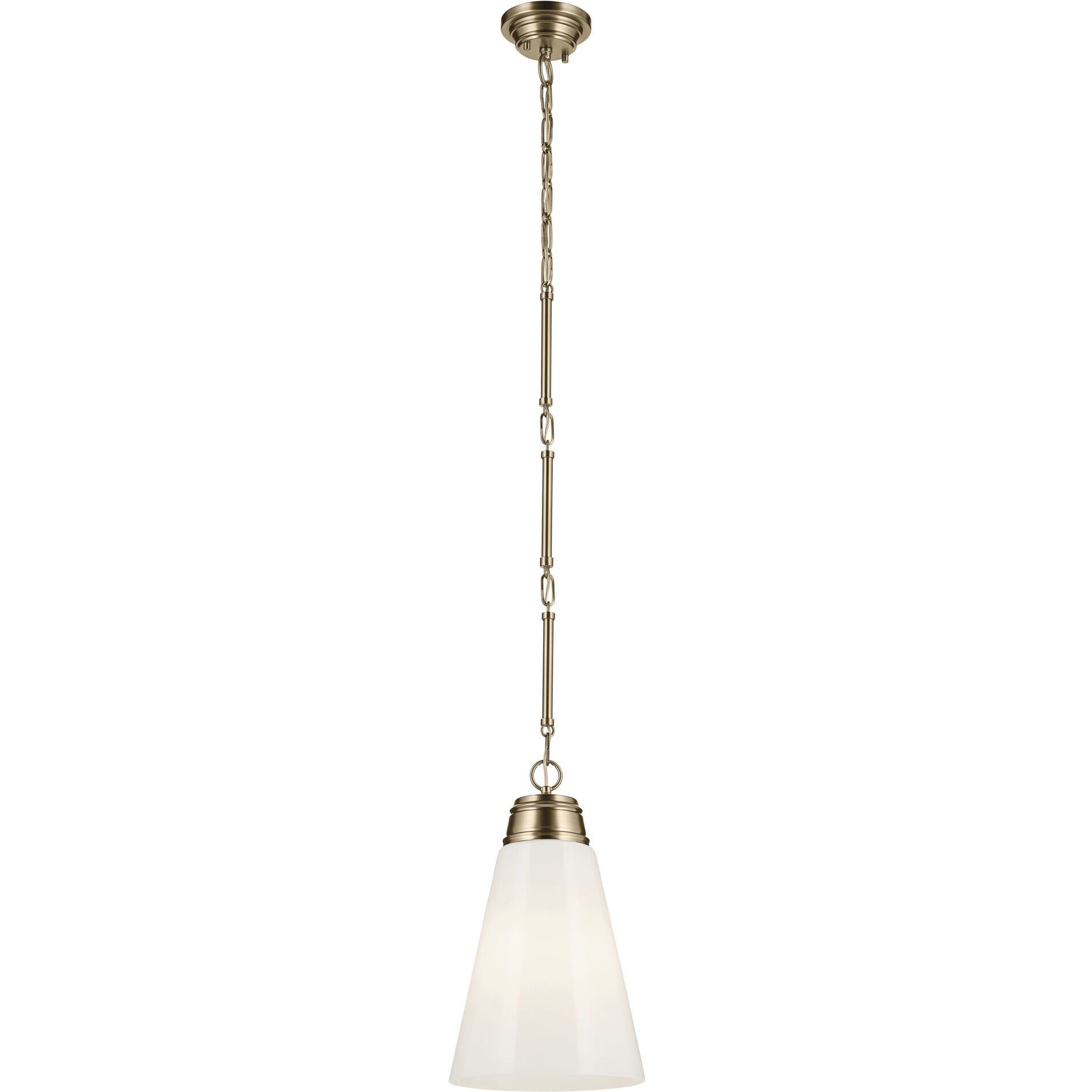 Marsailli 1 Light Champagne Bronze Pendant Ceiling Light, Medium