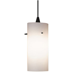 Contemporary LED 5 inch Black Pendant Ceiling Light in 12, White (Contemporary), Canopy Mount PLD