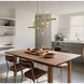 Manhattan LED 48 inch Brushed Gold Linear Chandelier Ceiling Light