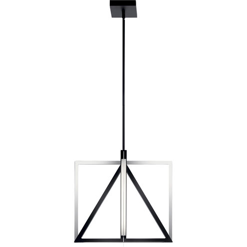 Axis LED 20.5 inch Matte Black Pendant Ceiling Light