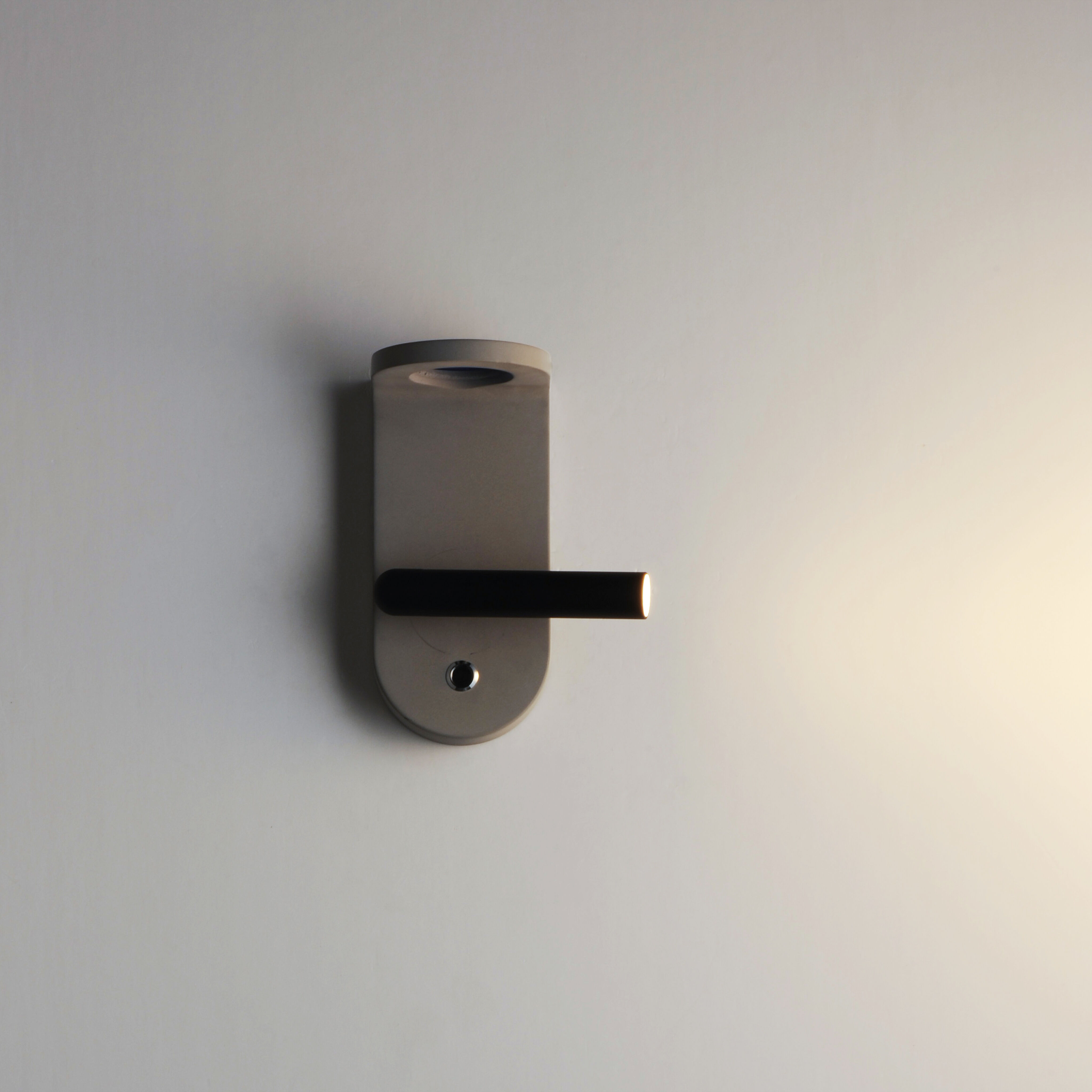 Beacon LED 5 inch Gray and Black ADA Wall Sconce Wall Light in Gray and White