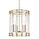 Haddon 6 Light 18 inch Aged Brass Pendant Ceiling Light