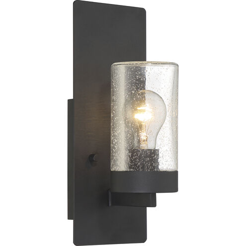 Indie 1 Light 5 inch Textured Black Wall Sconce Wall Light, Small 