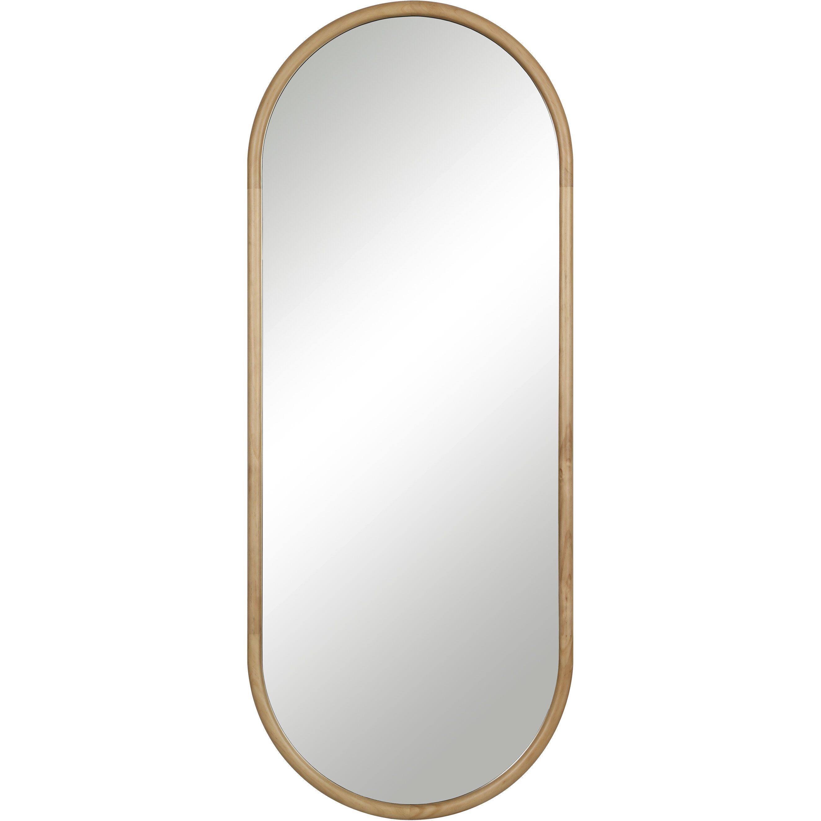 Pudino 60 X 24 inch Natural Wall Mirror
